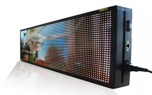 Großes LED-Panel mit Vollfarbdisplay - 76 cm x 27 cm | Cool Mania