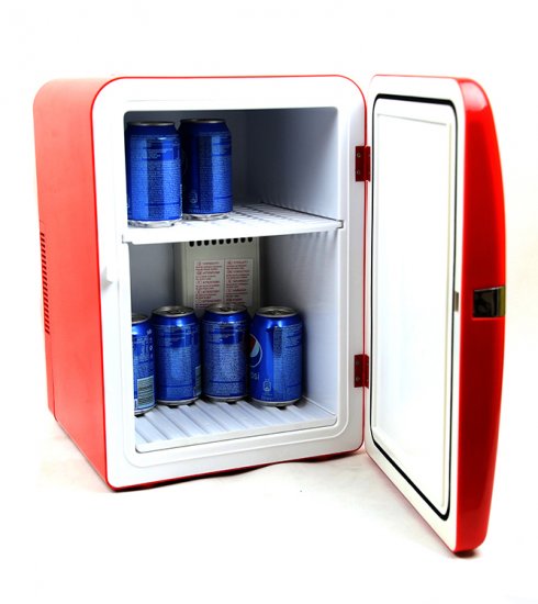 Minichladnička s dvířky - 20L / 25 plechovek | Cool Mania