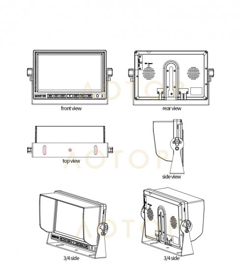 TELECAMERA RETROMARCIA WIRELESS WIFI ANDROID IP67 12V - TELECAMERE - Foto 4