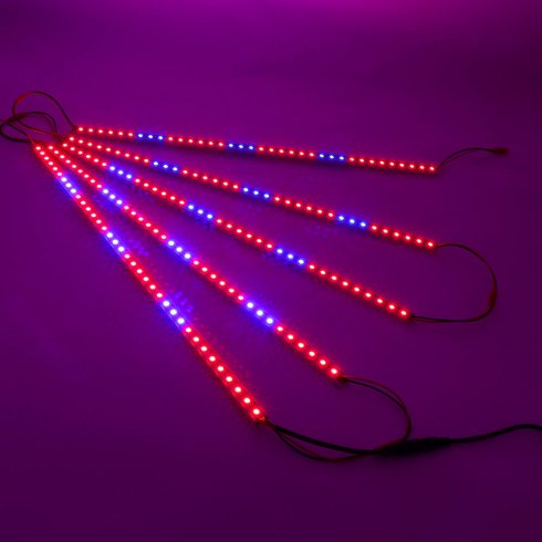 LED-Lichtleiste 0,5m für Pflanzenwachstum 10W (5x Packung)
