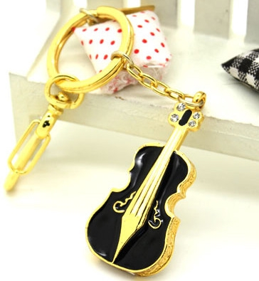 Violin USB nøgleformede smykker