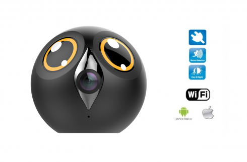 Interaktyvi saugumo „Full HD Owl“ kamera su „WiFi“