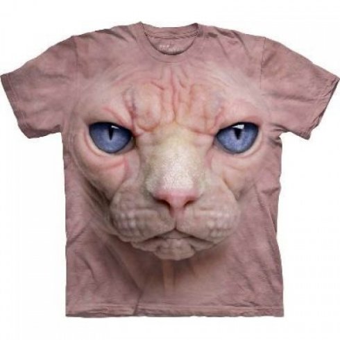 Kaos wajah binatang - Kucing Mesir