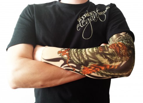Rukáv tetování - Tygr