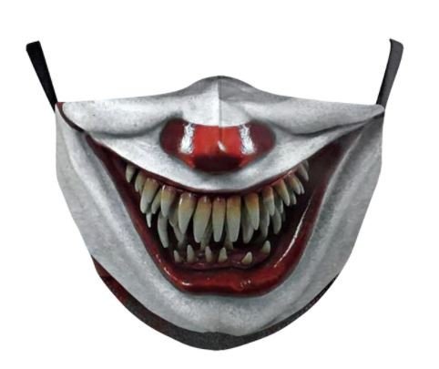 IT Klaun maska (rúško) na tvár - 100% polyester