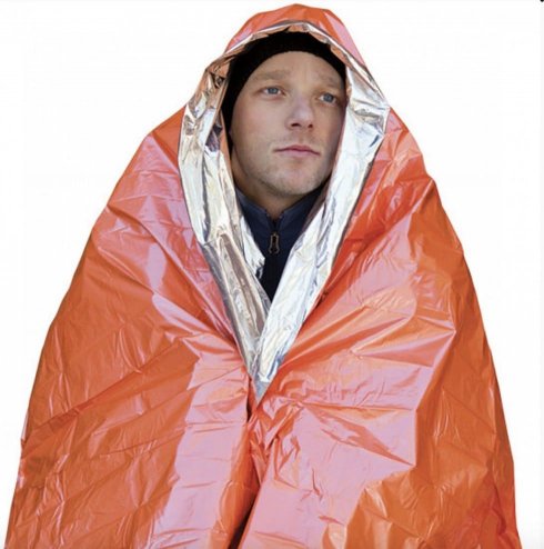 Termo deka - Izotermická fólie - nouzová přikrývka odrazí až 90% tepla