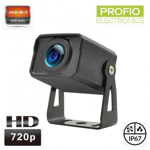 Kamera mundur Mini AHD dengan resolusi HD 720P + sudut pandang 100 ° dengan IP67