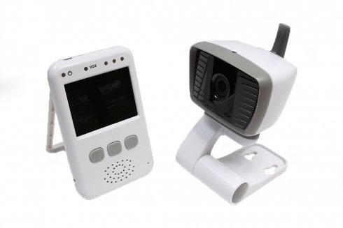 Babyphone avec caméra et LCD + LED IR et communication bidirectionnelle