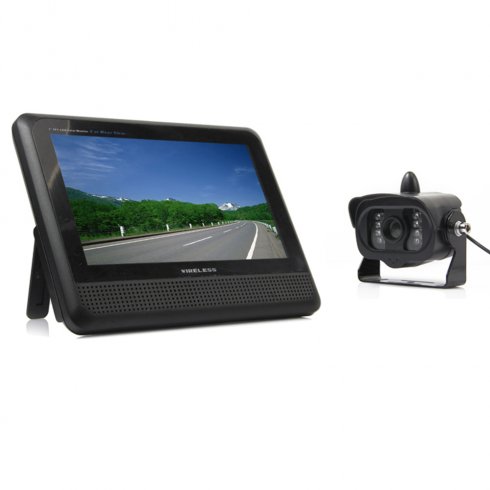 Wireless Reversing Camera with 15 IR LEDs + 7" LCD Monitor