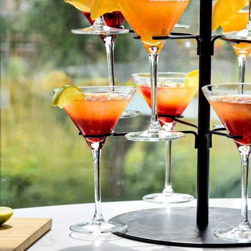 Laufunjoy Lot de 3 supports pour verres à vin, porte-verres à pied, porte-verres à vin, porte
