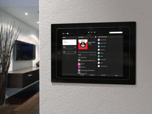 壁取り付け用のドッキングステーションiPad-iPad10,2-10,5"（マットブラック）