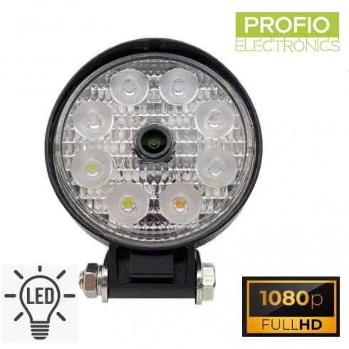 Working light FULL HD camera with 8 LEDS illuminates up to 100 meters + IP68