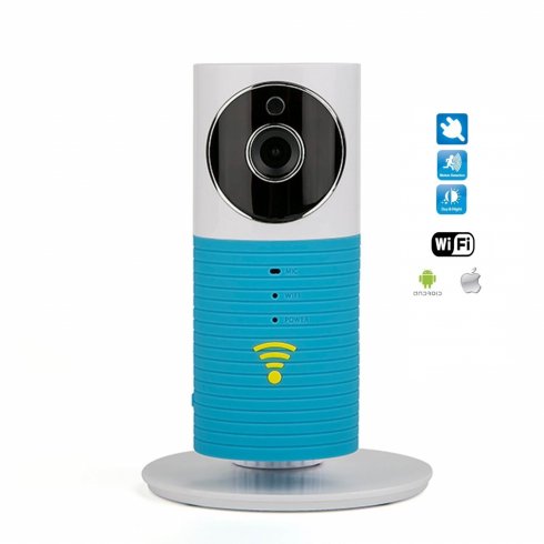 Câmera Mini HD Wi-Fi inteligente + detecção de movimento