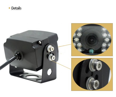 VGA паркинг - 7 "LCD монитор + 3x водоустойчива камера с ъгъл 150 ...