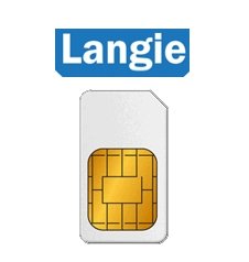Langie Global SIM 3G Card (carte de données / téléphone)