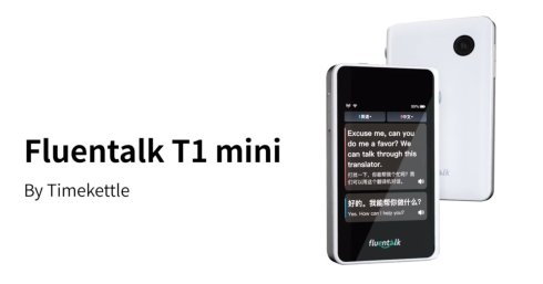 Fluentalk T1 Mini - travel translator 36 languages/88 accents + 39
