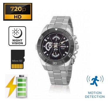 Montre sales caméra espion