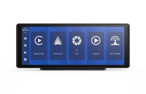 Bluetoothオーディオタッチスクリーンモニター タッチスクリーン LCD カーモニター 10 インチ画像ミラーリング、WiFi