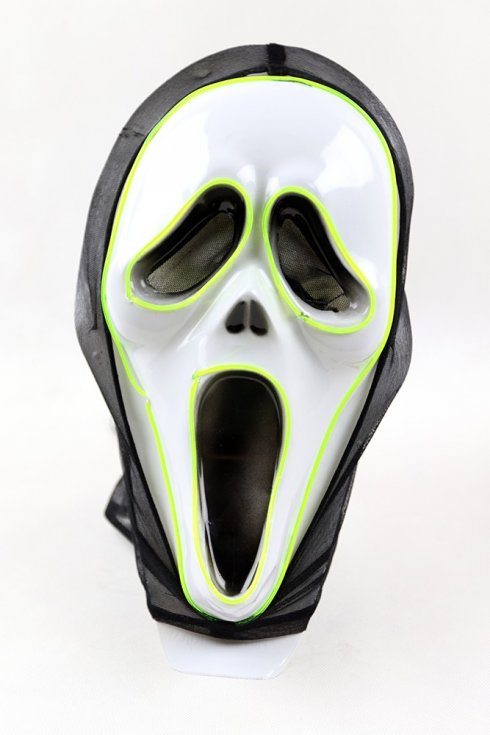 Masky na halloween s LED - Vřískot (Scream)