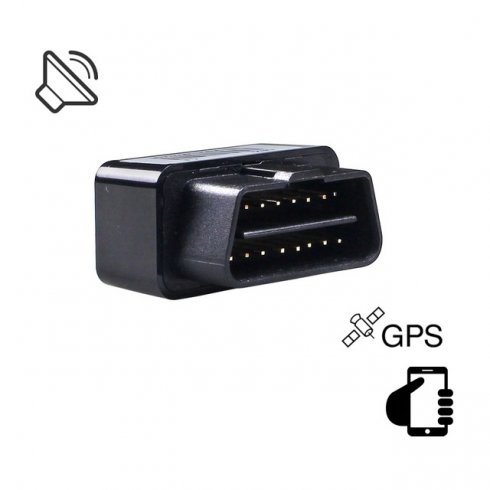 OBD GPS locator 10 méteres pontosságú hangfelügyelettel