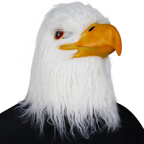 Aamerican eagle mask - ansikts (hode) hvit maske for barn og voksne