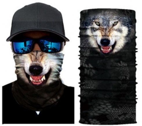 WOLF bandana - ​ Multifunctional protective scarves for face and head