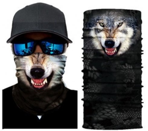 WOLF bandana - Mga multifunctional na proteksiyon na scarf para sa mukha at ulo