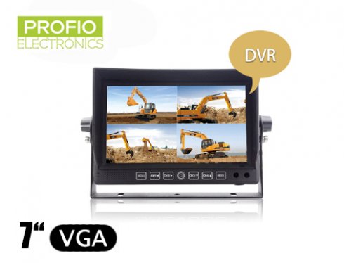 DVR 7 "LCD monitora s mogućnošću spajanja i snimanja snimaka sa 4 kamere