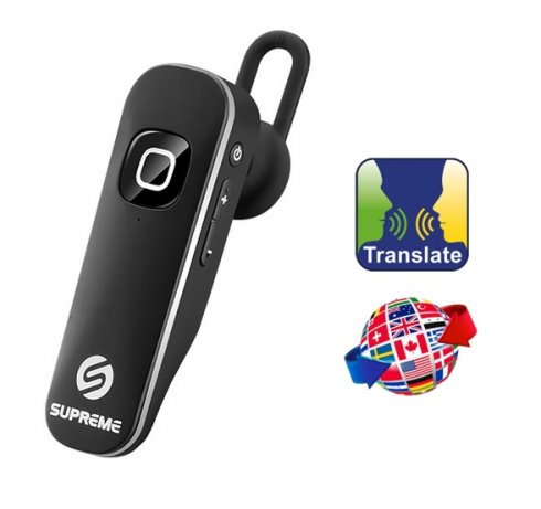 Translator earbuds - Handsfree real time language voice translation headphones - Supreme BTLT 160