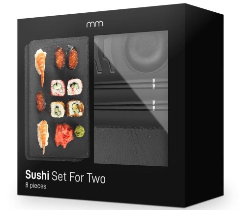 Sushi set for preparing (making) sushi - Kit for 2 people (bowls +