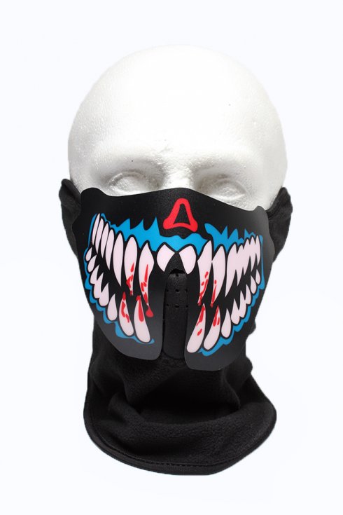 Underworld - Máscara facial de sonido sensible DJ