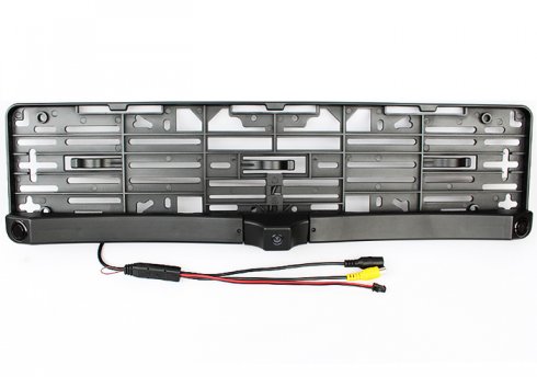 Parking camera in car license plate holder + 2x parking sensors