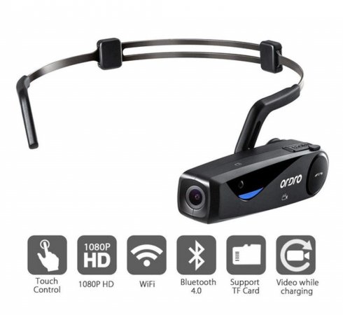 Camera trên đầu có kết nối di động bluetooth - FULL HD + WiFi (ứng dụng điều khiển)