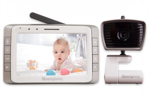 Video baby monitor na may 5 "LCD + IR LED na may dalwang komunikasyon