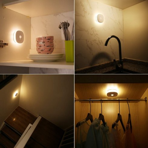 Round magnetic led light hotsell