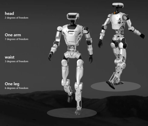 Humanoid robot LimX Oli - Humanoid 31 DOF (degrees of freedom) +