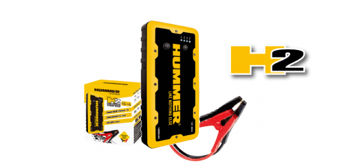 Auto startér + baterie Hummer H2 12000mAh pro motory 6,0L benzin / 4,0L diesel