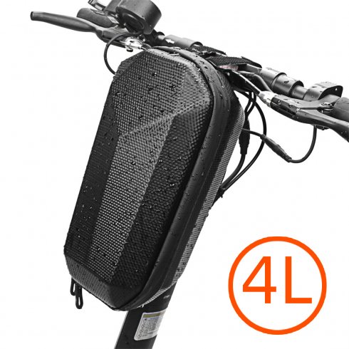 Taška na bicykel / skúter / kolobežku - Vodeodolné púzdro pre mobil a veci s objemom 4L