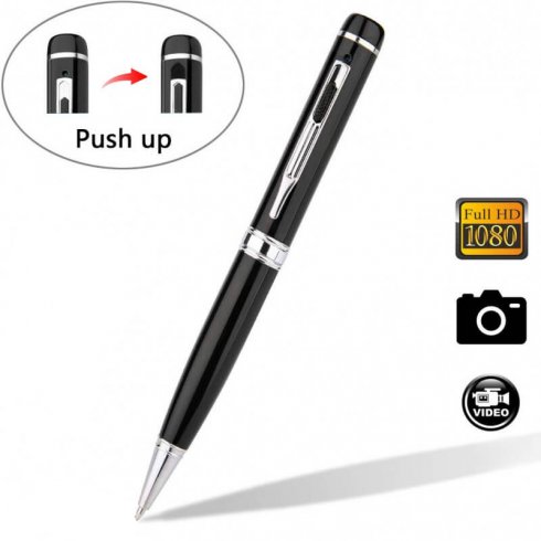 Pen spy hidden camera with FULL HD + micro SD support up to 32GB