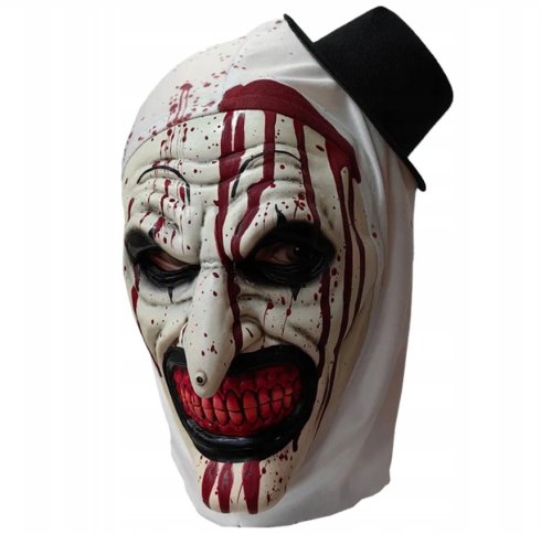 COSPLAY TERRIFIER clown - Latex (silicone) Halloween mask for face or head