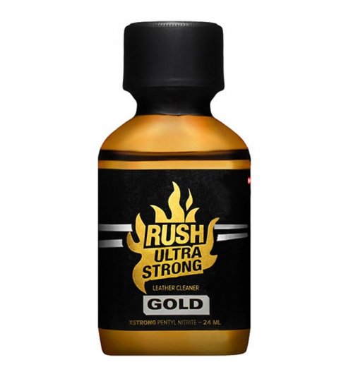 Rush ultra sterke GOLD LABEL poppers - 24 ml