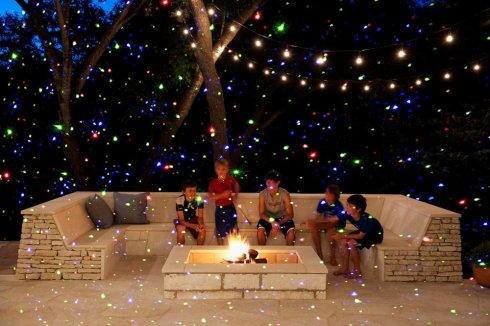 Laserlicht Projektor Für Garten - LED Beleuchtung Mit Fernbedienung - Wasserdicht Für Partys & Weihnachten