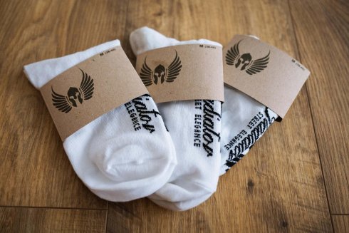 Ankle socks Gladiator - white 3 pairs