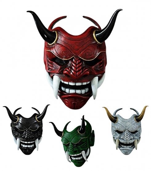 Japan Assassin maska ​​- pro děti i dospělé na Halloween či karneval