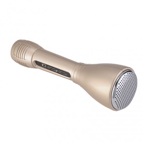 Bluetooth 2v1 karaoké microphone sans fil avec haut-parleur