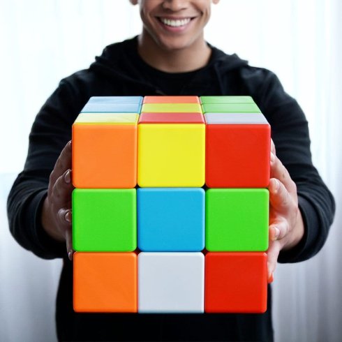 Cubo de Rubik 3x3 - XXL Grande Mega Gigantesco 50x50cm