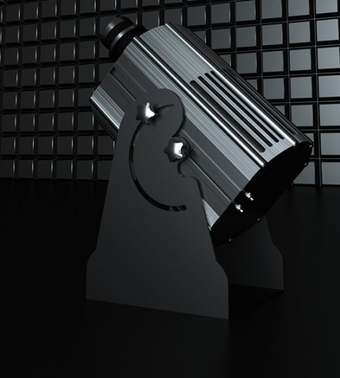 Gobo logo projector outdoor IP67 – projection on buildings / walls ...