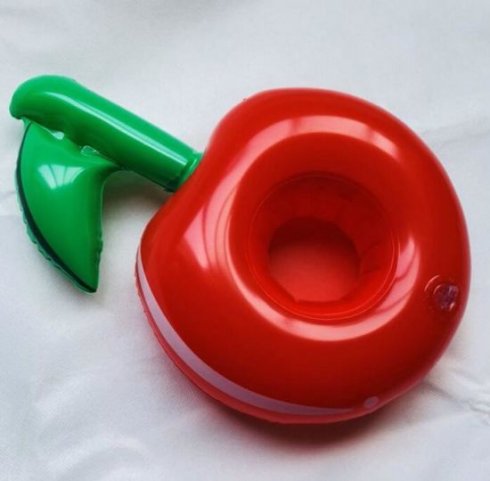 Mini gonflable pour gobelets comme support de piscine - Cerise