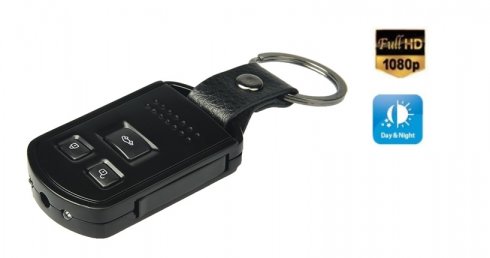 Auto-Schlüsselanhänger mit Kamera - Full HD + IR LED + mit der Stimmenaufnahme