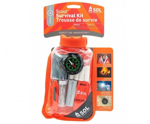 Survival kit (bag) - Emergency set of last aid - SOL SCOUT
